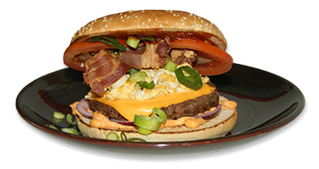 Produktbild Giant BBQ Rührei Bacon Burger
